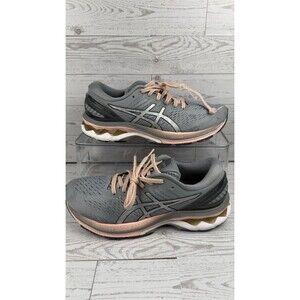 ASICS GEL-Kayano 27 Sheet Rock Womens Sz 8.5 Gray Running Shoes #494